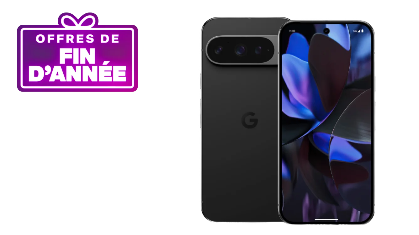 Vues avant et arrière du Google Pixel  9 Pro.