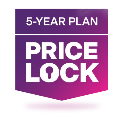 5-Year Plan Price Lock.
