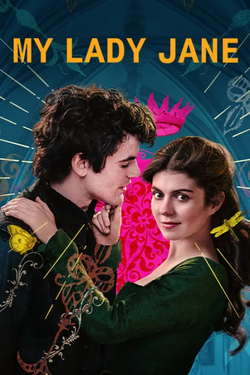 Poster: Prime ‘s My Lady Jane. Jane avoids an unwanted kiss from Lord Dudley