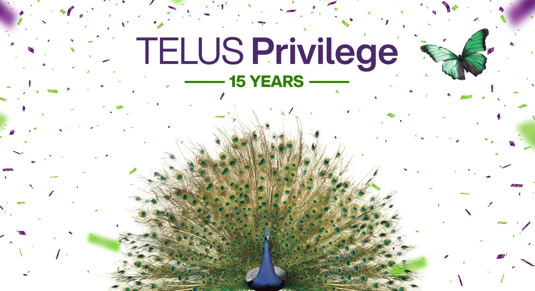 TELUS Privilege 15 years