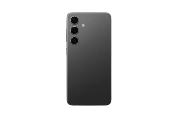 Vue avant et arrière du Samsung Galaxy S24 en Noir Onyx