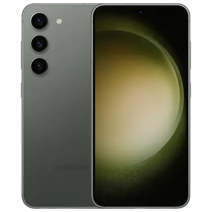 Front view of a Samsung Galaxy S23