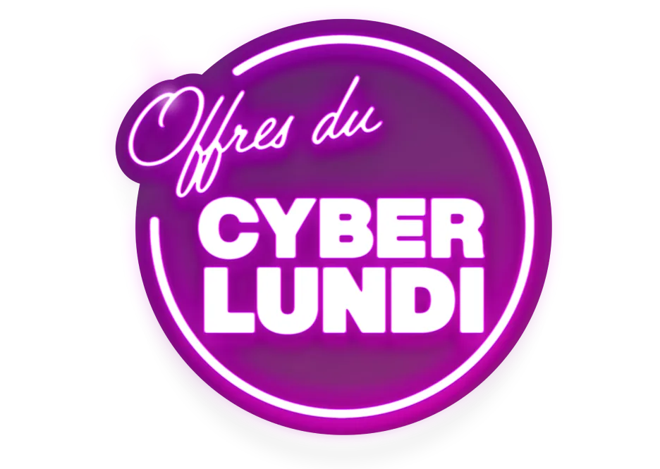 Logo du Cyberlundi en néon