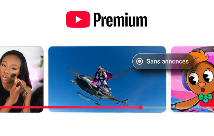Images tirées d'émissions populaires de YouTube Premium