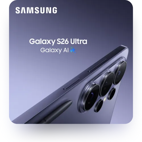 Top back view of Samsung Galaxy S26 Ultra.