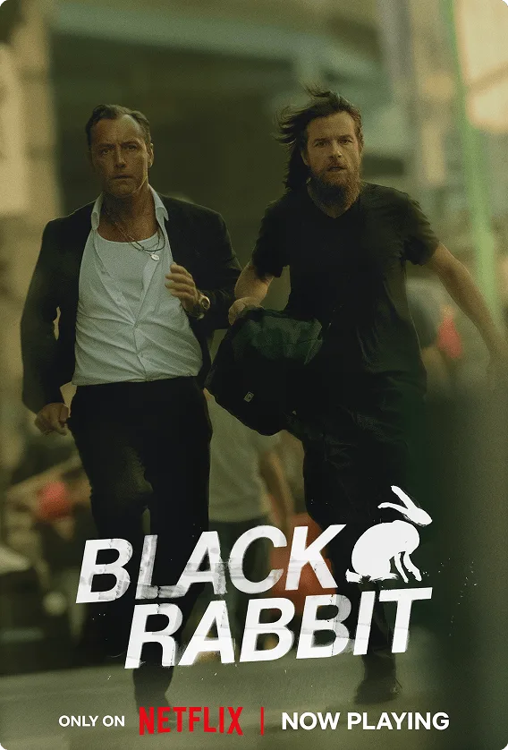 An image showing the Netflix show "Black Rabbit".