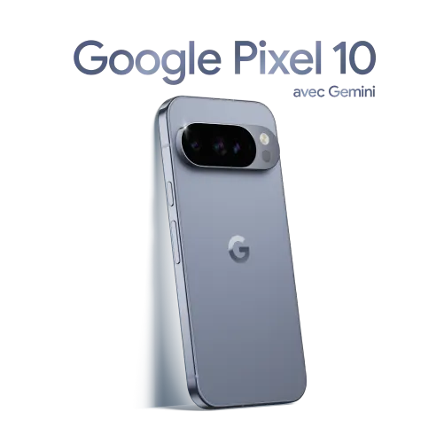 Vues avant d'un Google Pixel 10 Pro.