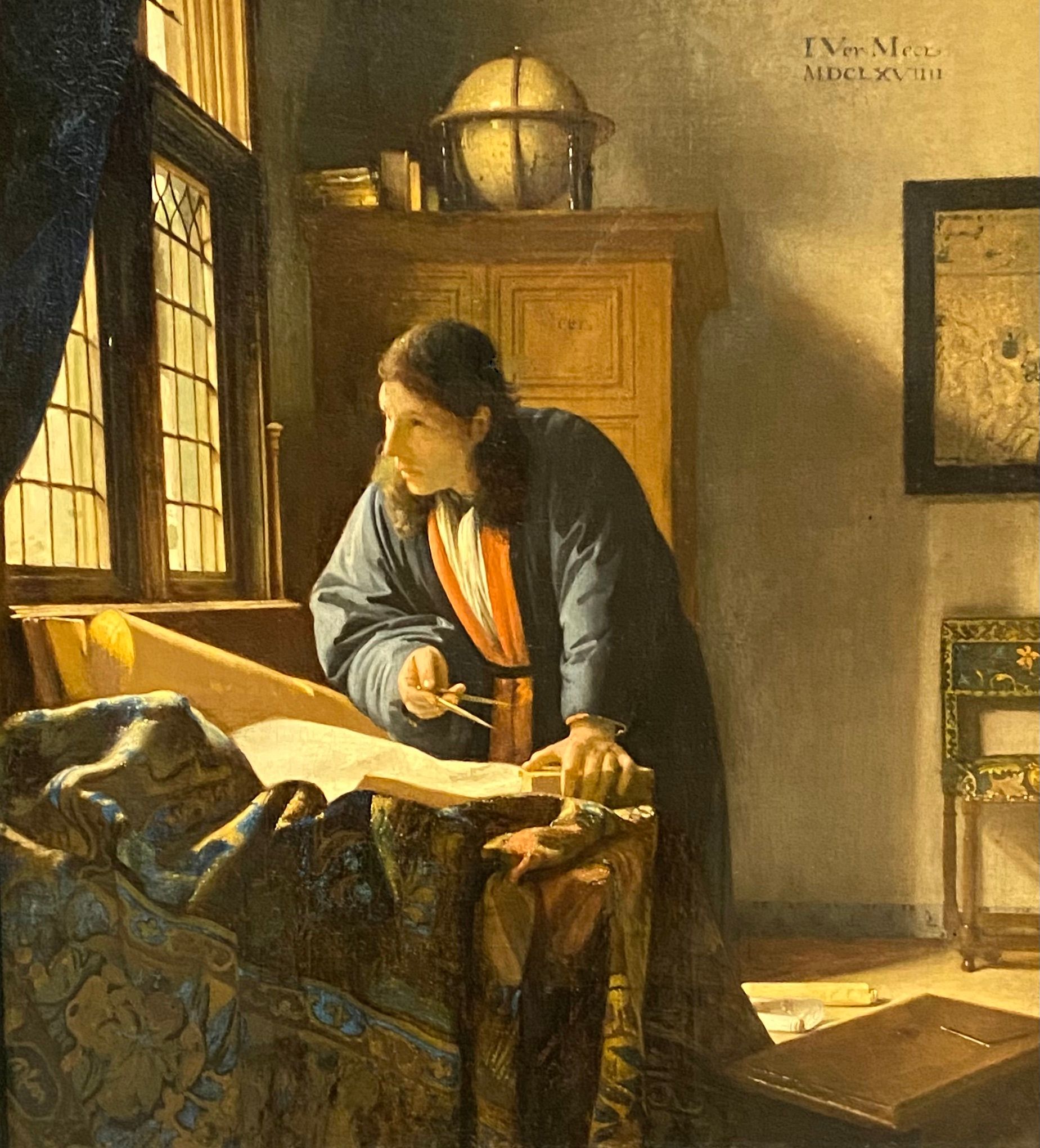 “The Geographer” by Johannes Vermeer