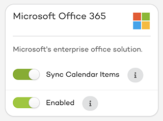 microsoft office 365 calendar sync with website