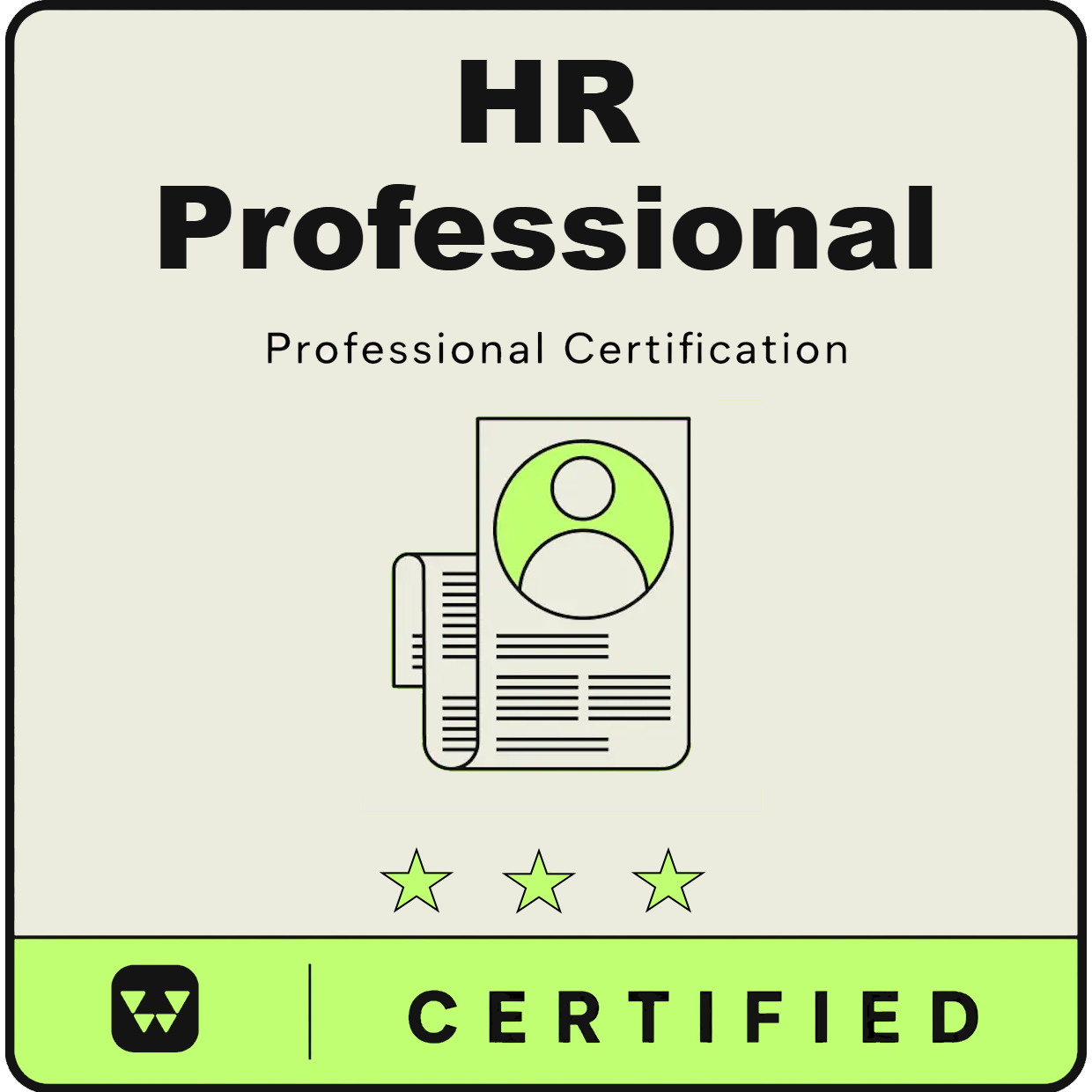 HR Professional Badge