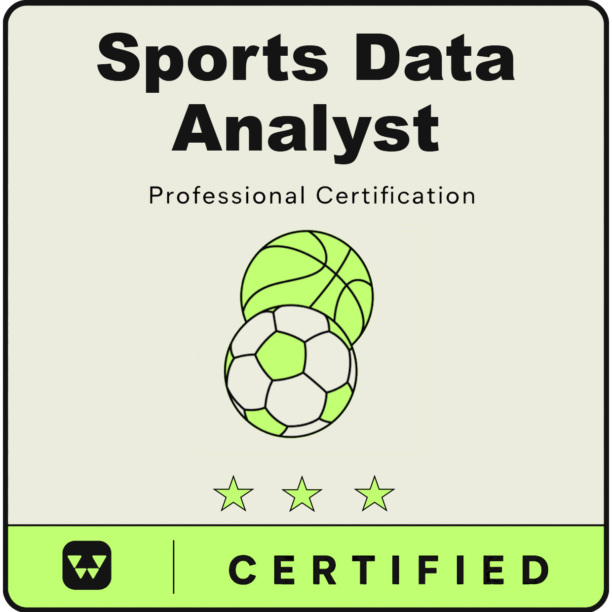 Sports Data Analyst Badge