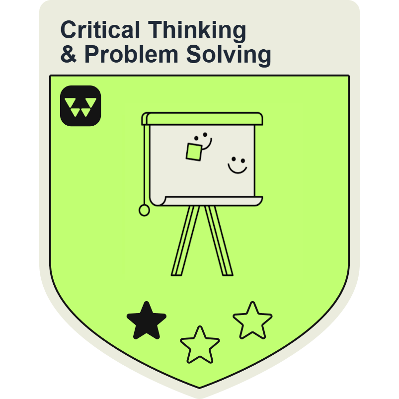 Critical Thinking & Problem Solving