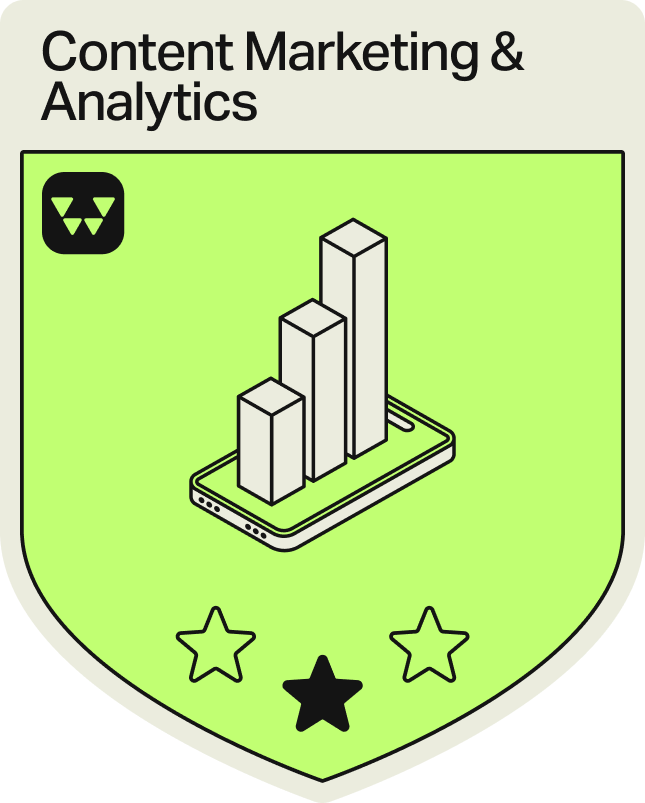 Content Marketing & Analytics Certification 