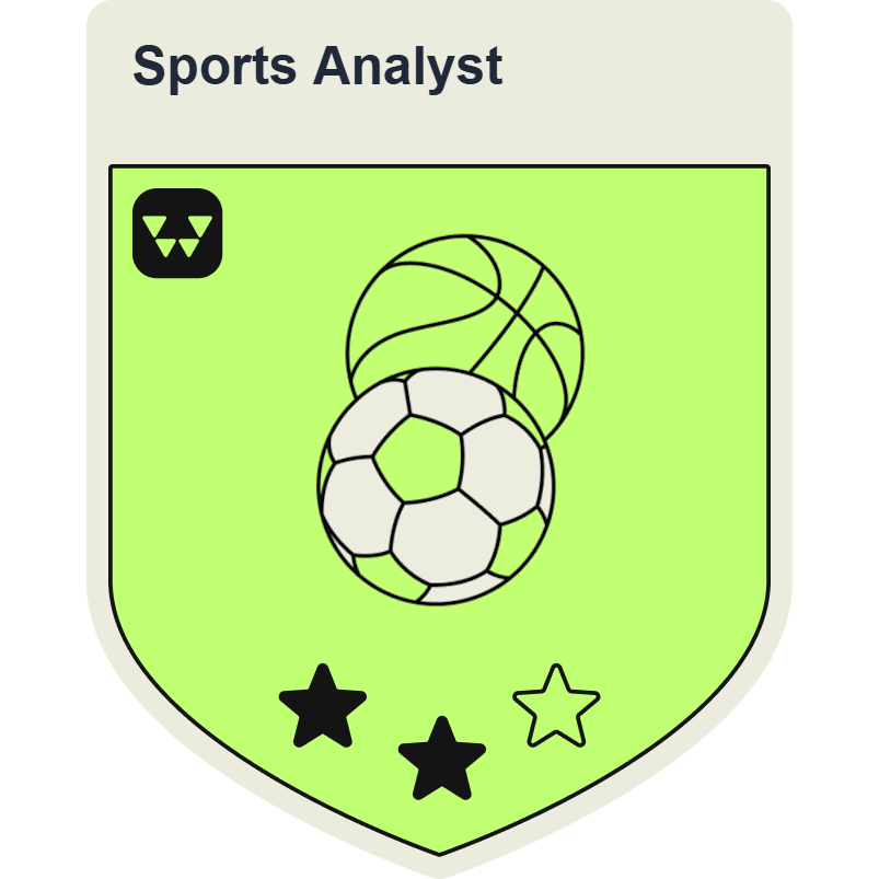 Sports Analyst badge