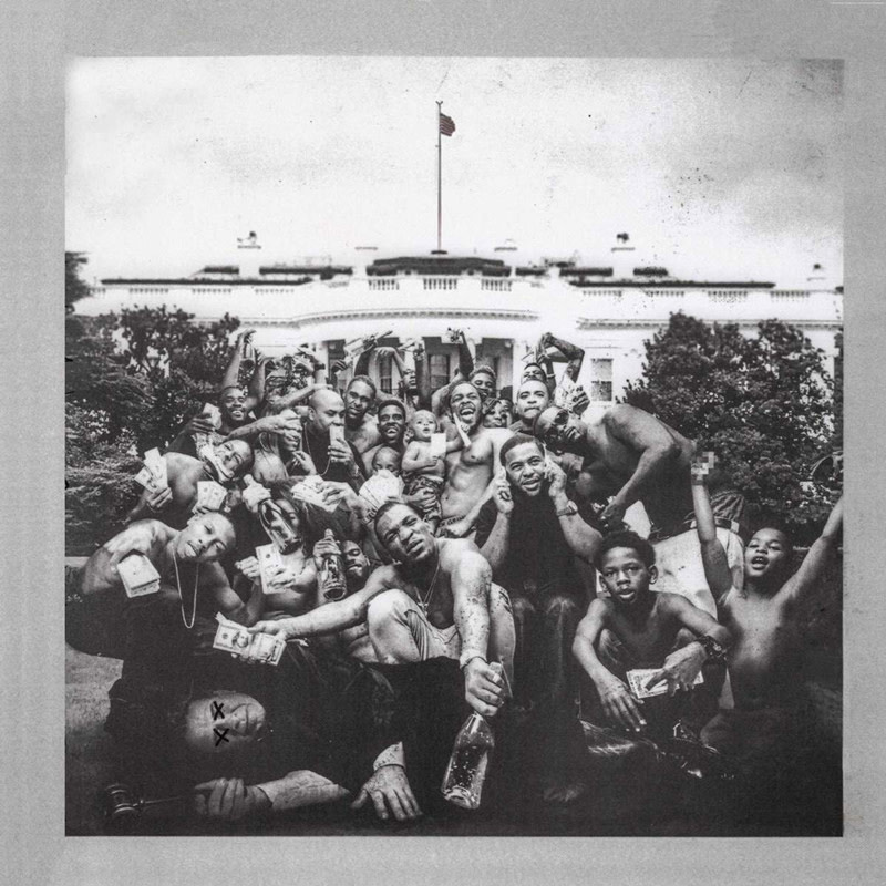 Cover art for Kendrick Lamar's "To Pimp a Butterfly" album.