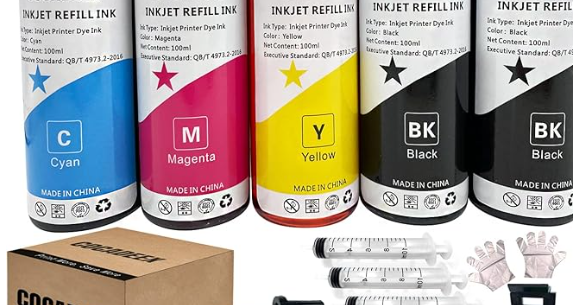 Cartuchos de impresora recargables. Porque un documento a blanco y negro no necesita "High definition".