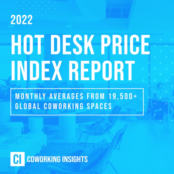 Etude : comparatif mondial du prix d'un poste de travail dans les espaces de coworking