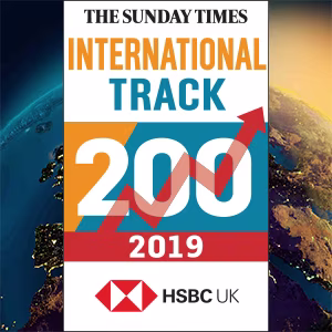 Instant ranked at No 28 in the “The Sunday Times HSBC International Track 200”
