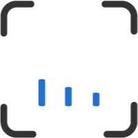 Icon of growing signal bars.