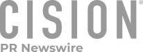 Greyscale logo for Cision/PR Newswire