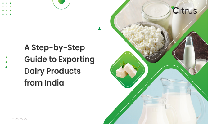 Dairy Products Export From India