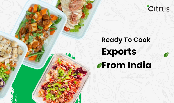 Ready to cook exports from India, Ready to cook food exports from India
