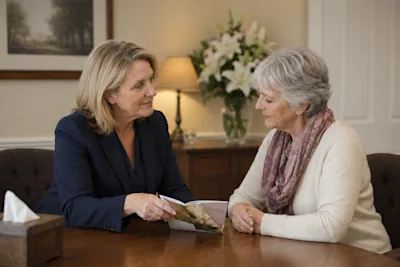 What to expect at a funeral arrangement meeting image