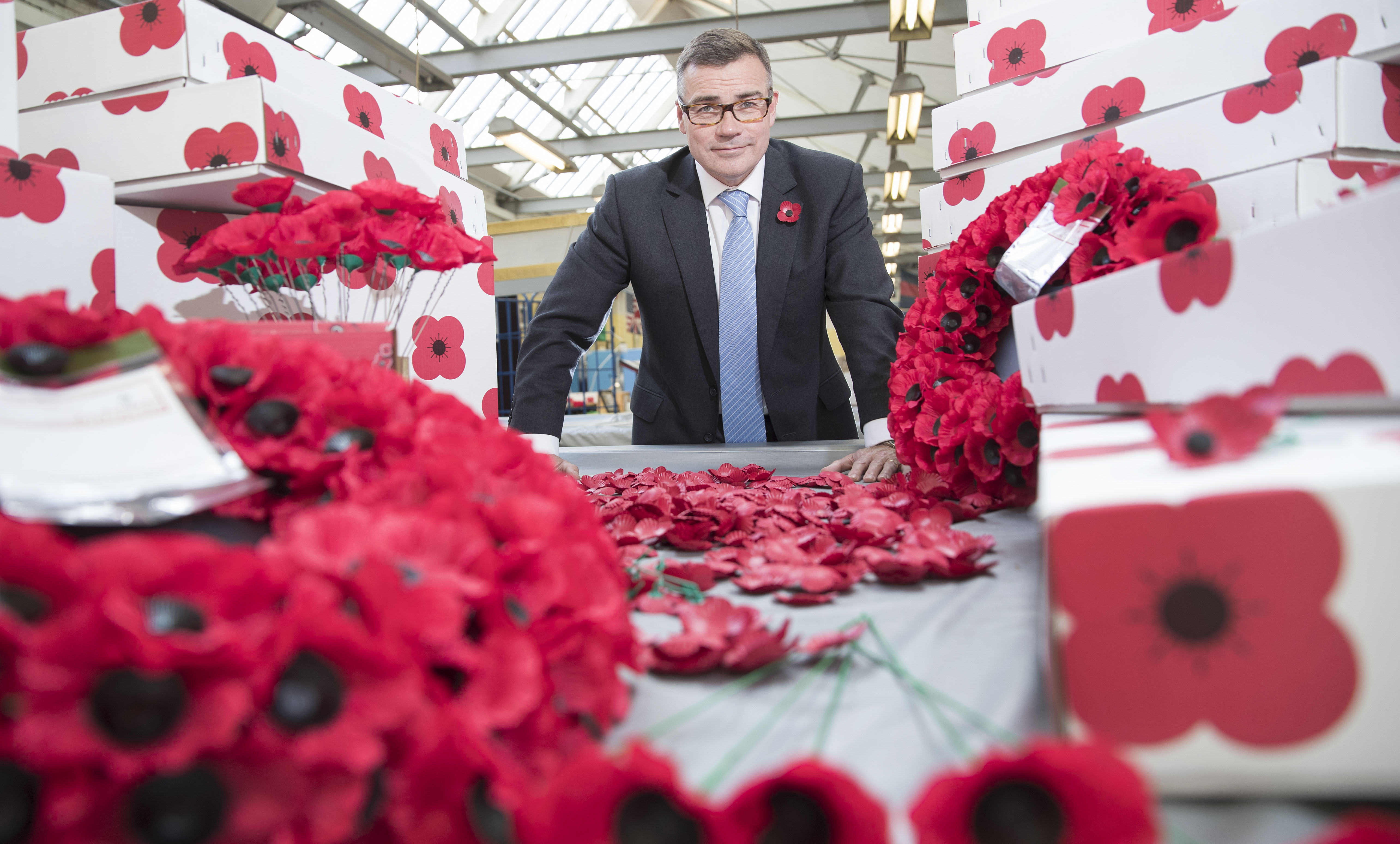 Golden Charter Visits Lady Haig's Poppy Factory