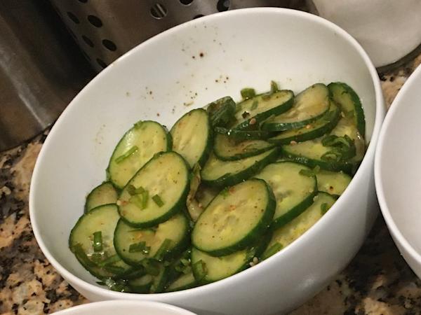 Korean cucumber salad