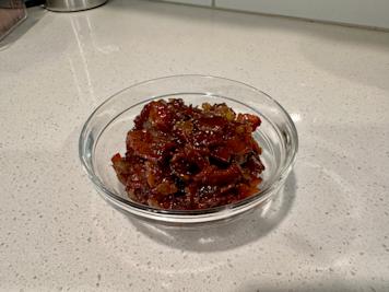 A jar of bacon jam.