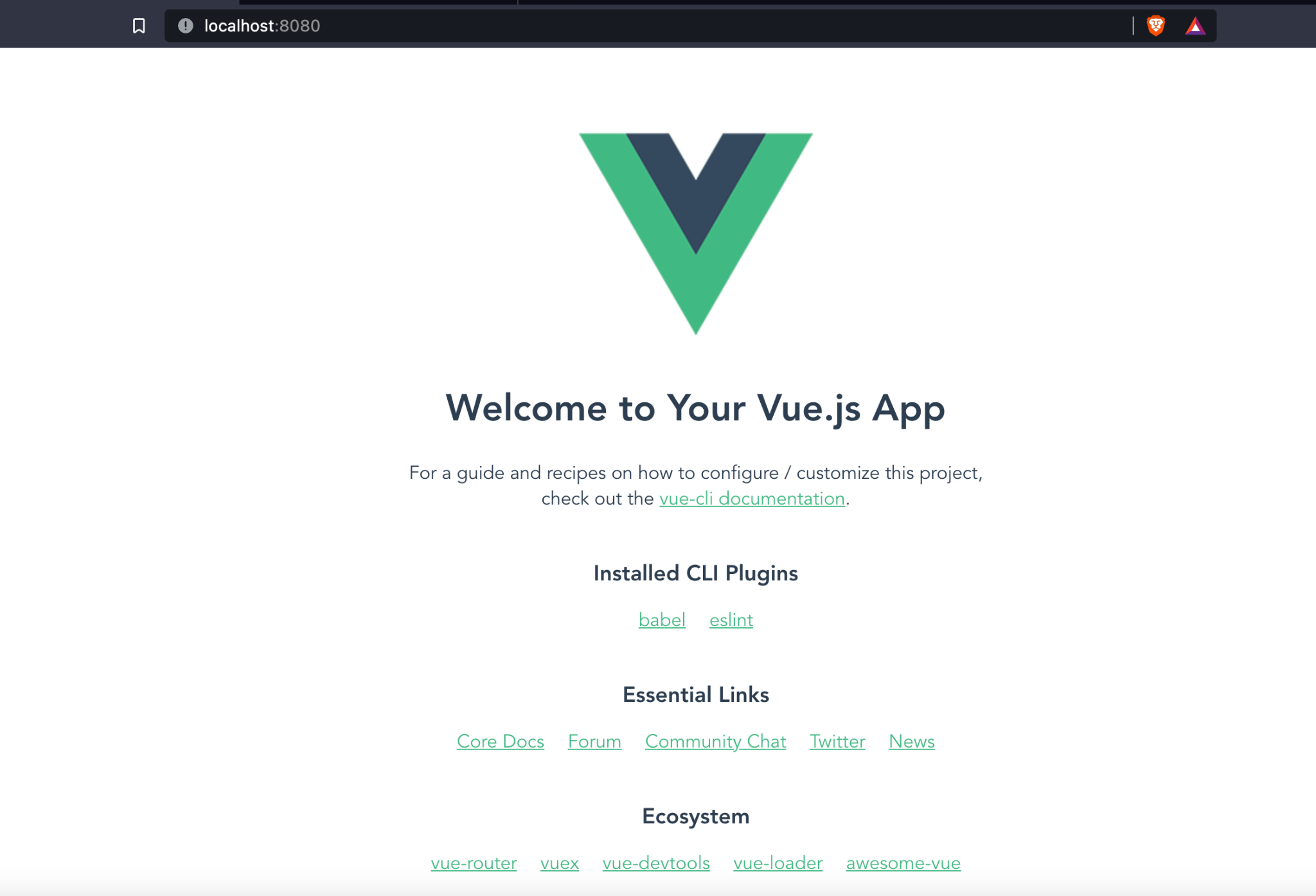 To initiate your Vue app, you need to install Vue CLI globally on your machine.