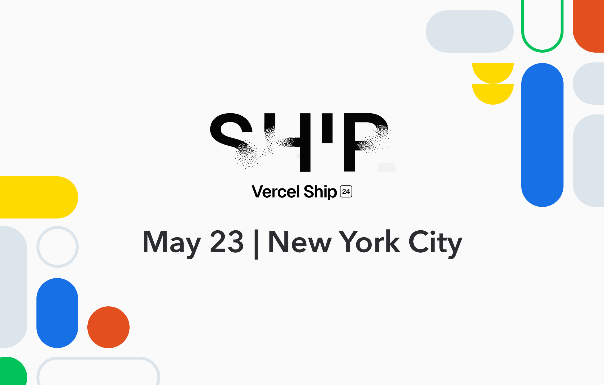 Vercel Ship 2024 - cover image