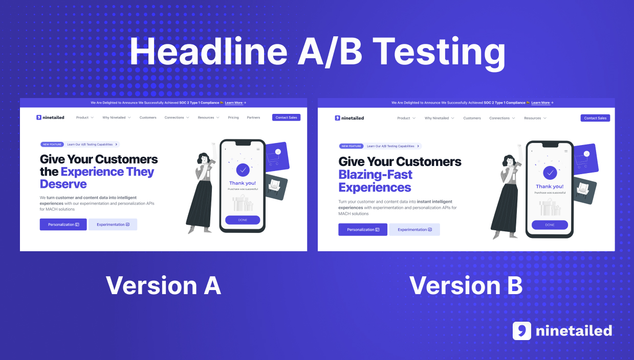 Landing Page Headline A/B Testing