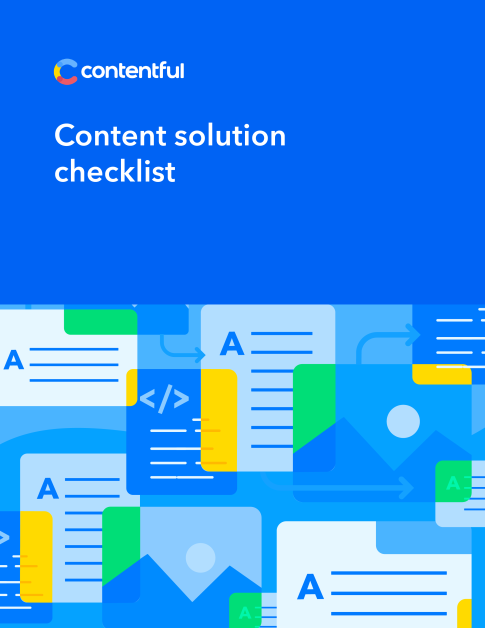 content-solution-checklist