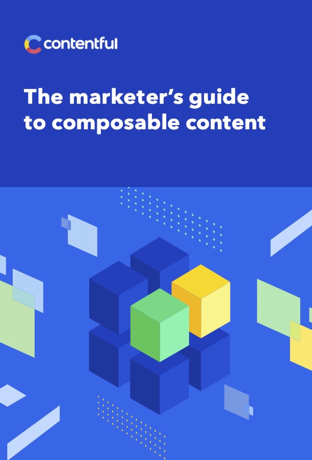 Marketers guide to composable content cover