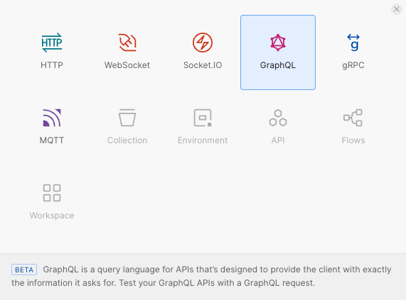 Postman lets you create and test different kinds of network connections, including HTTP requests and GraphQL POST requests.