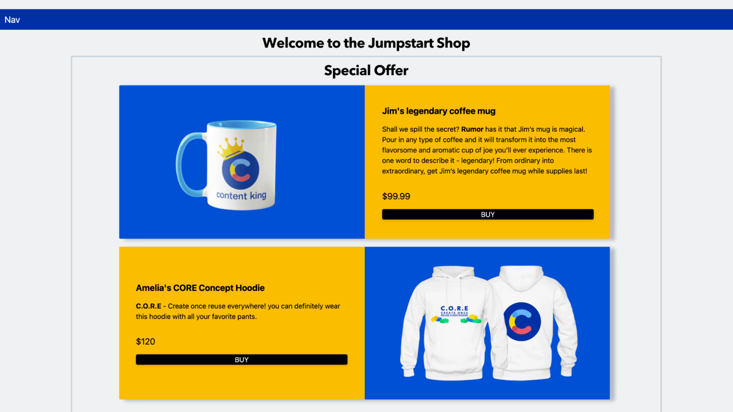 Welcome to the Jumpstart Shop