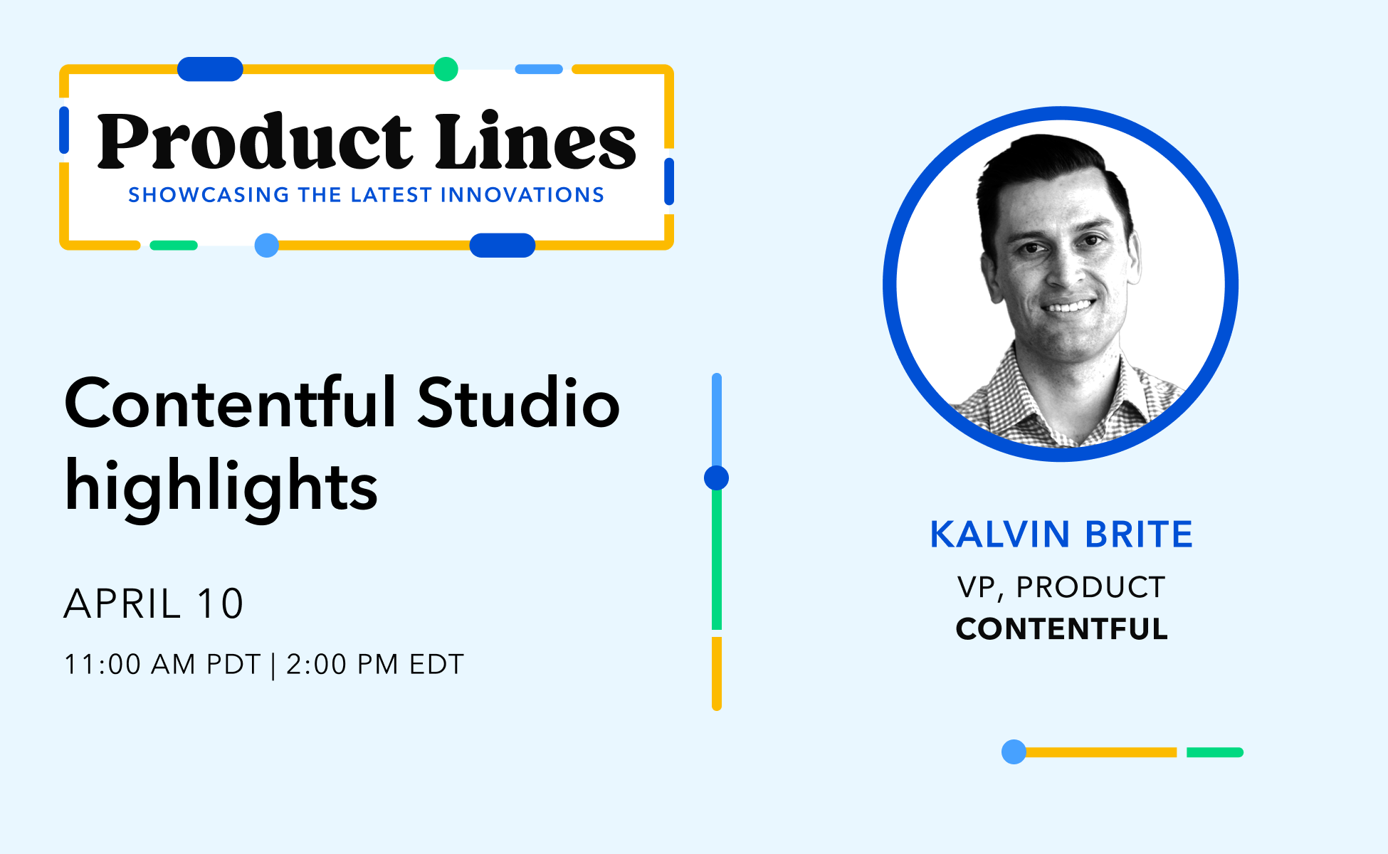 Product Lines: Contentful Studio product launch webinar 