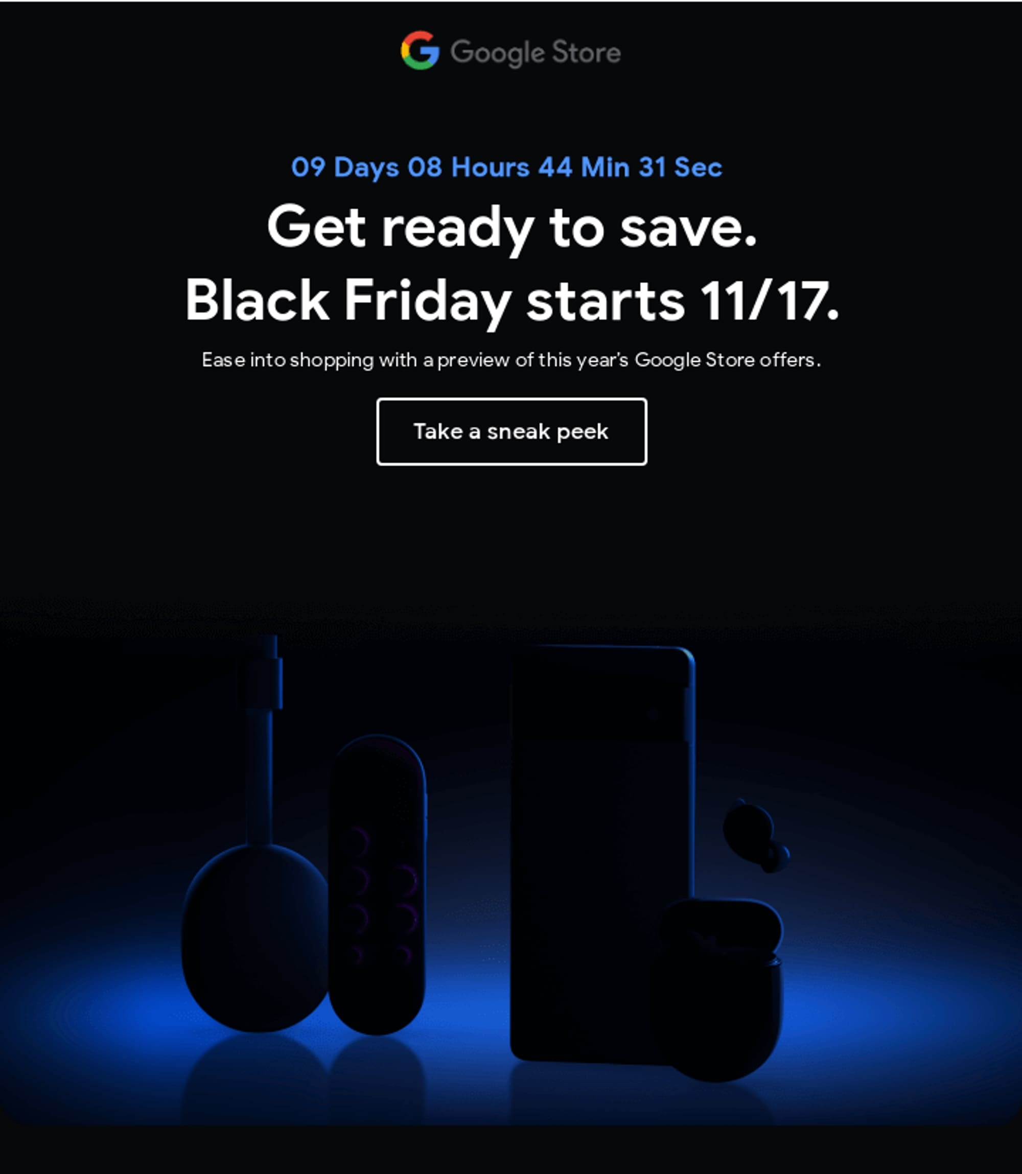 Pre-Black Friday Email Subject Line Examples #3