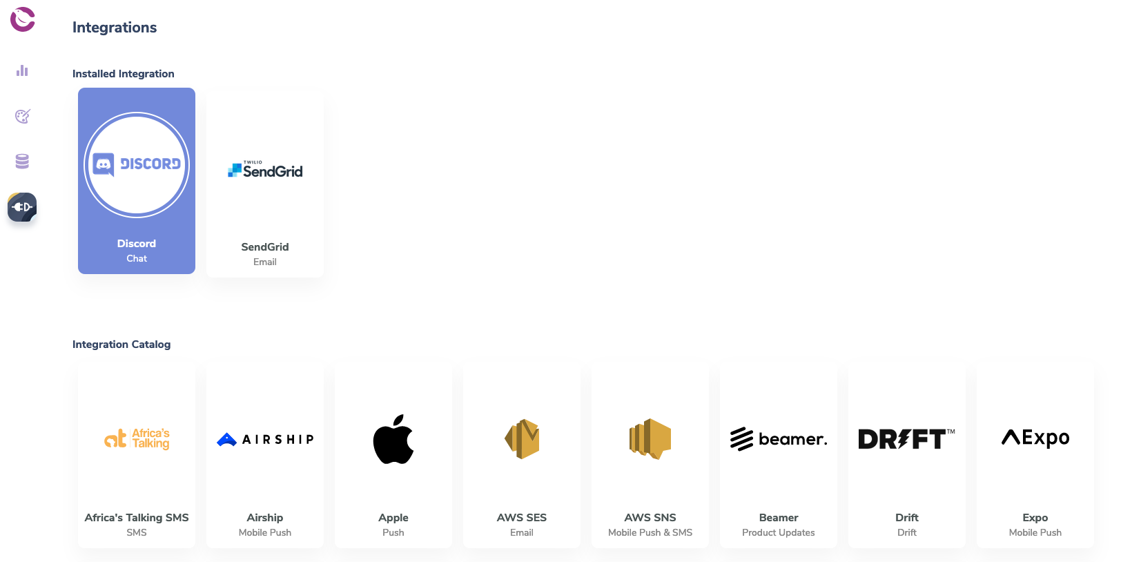 Connecting to an integration platform