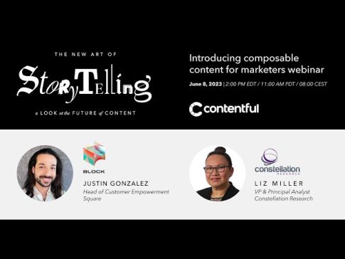 Webinar - Intro to composable content for marketers