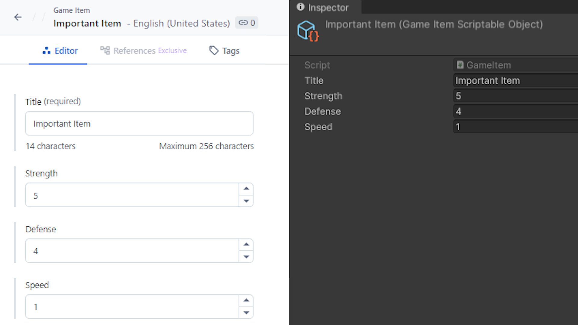 Creating entries in Contentful