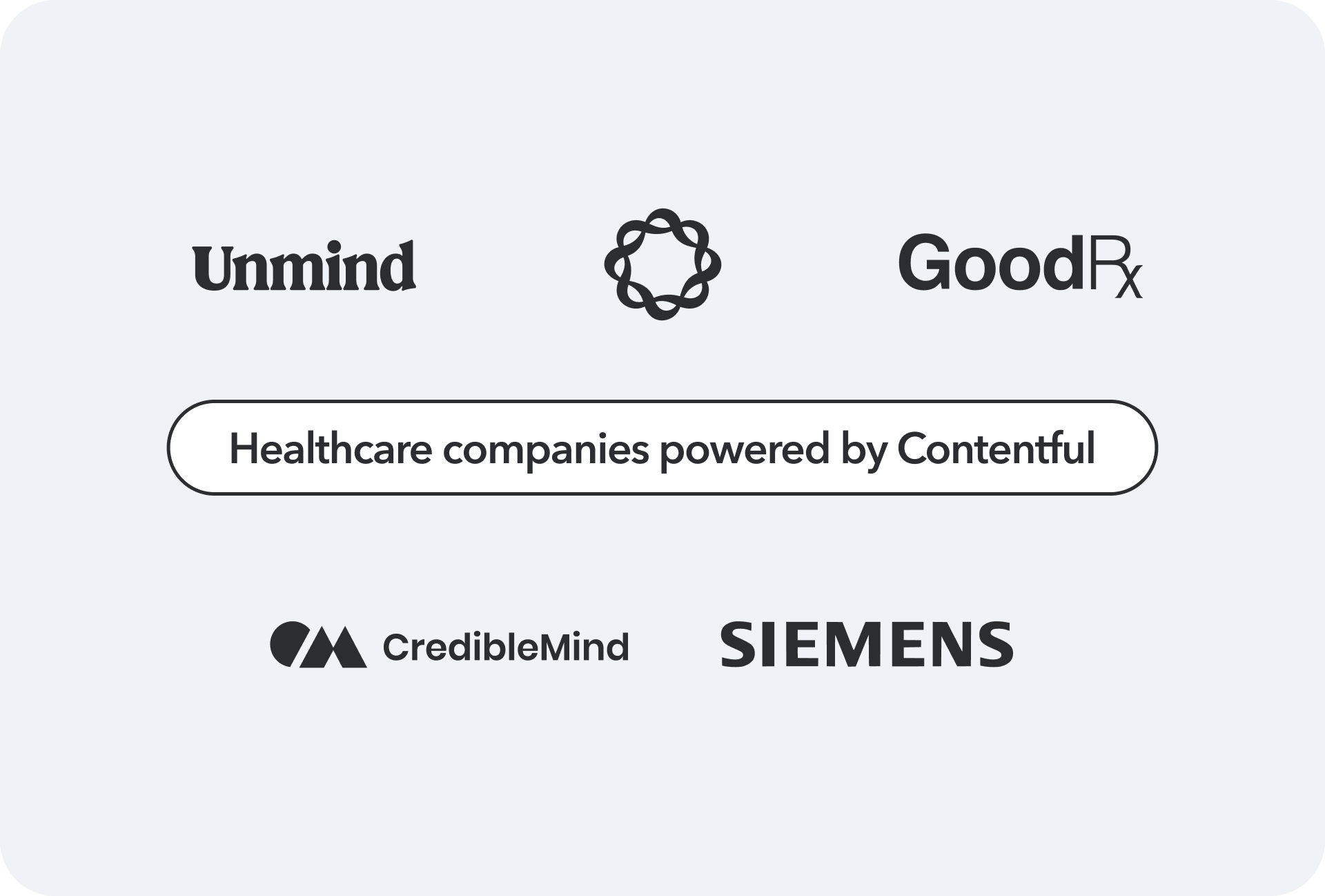 Healthcare company logos