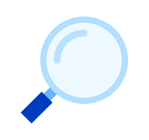 icon of a magnifying glass