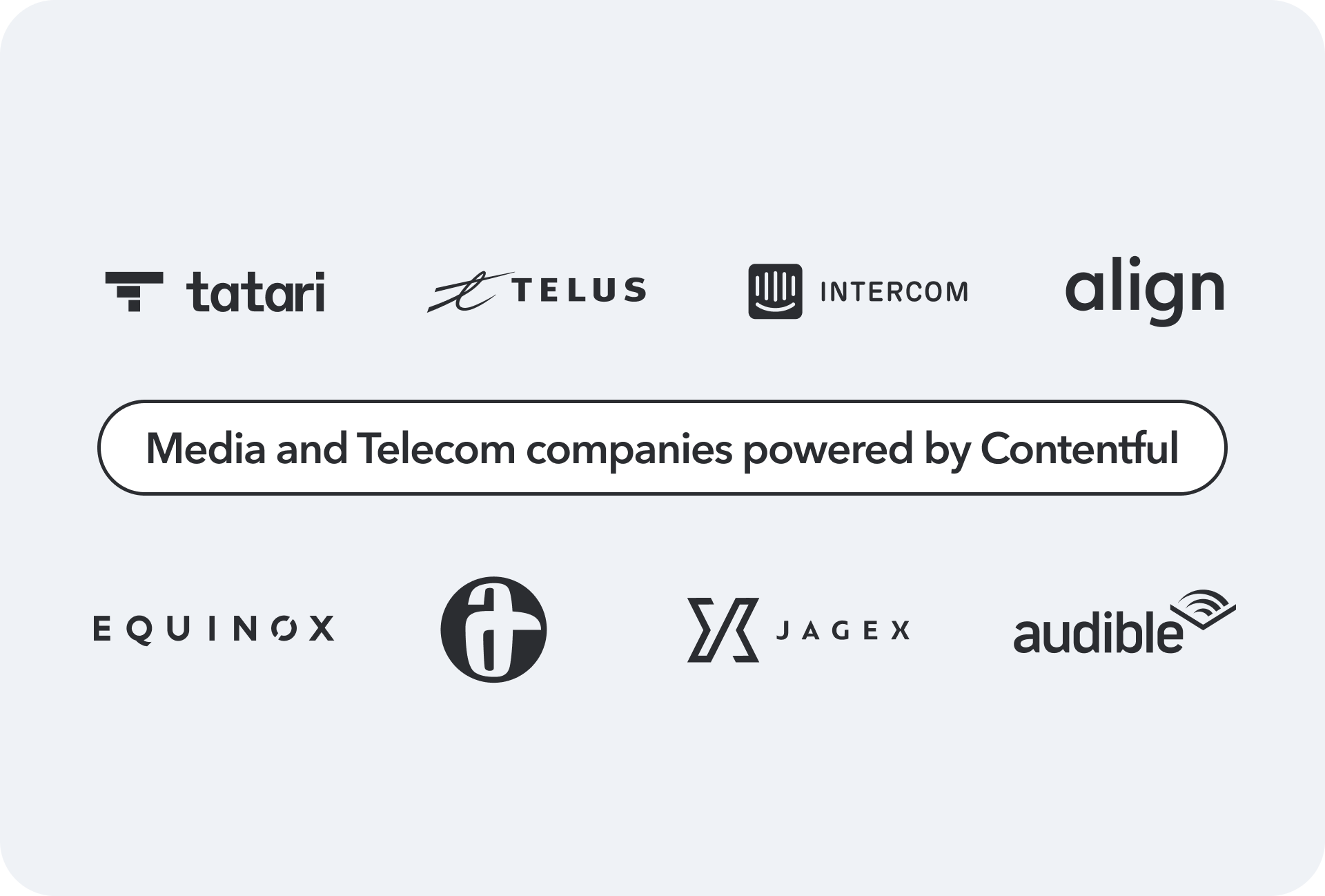 Media and Telecom company logos