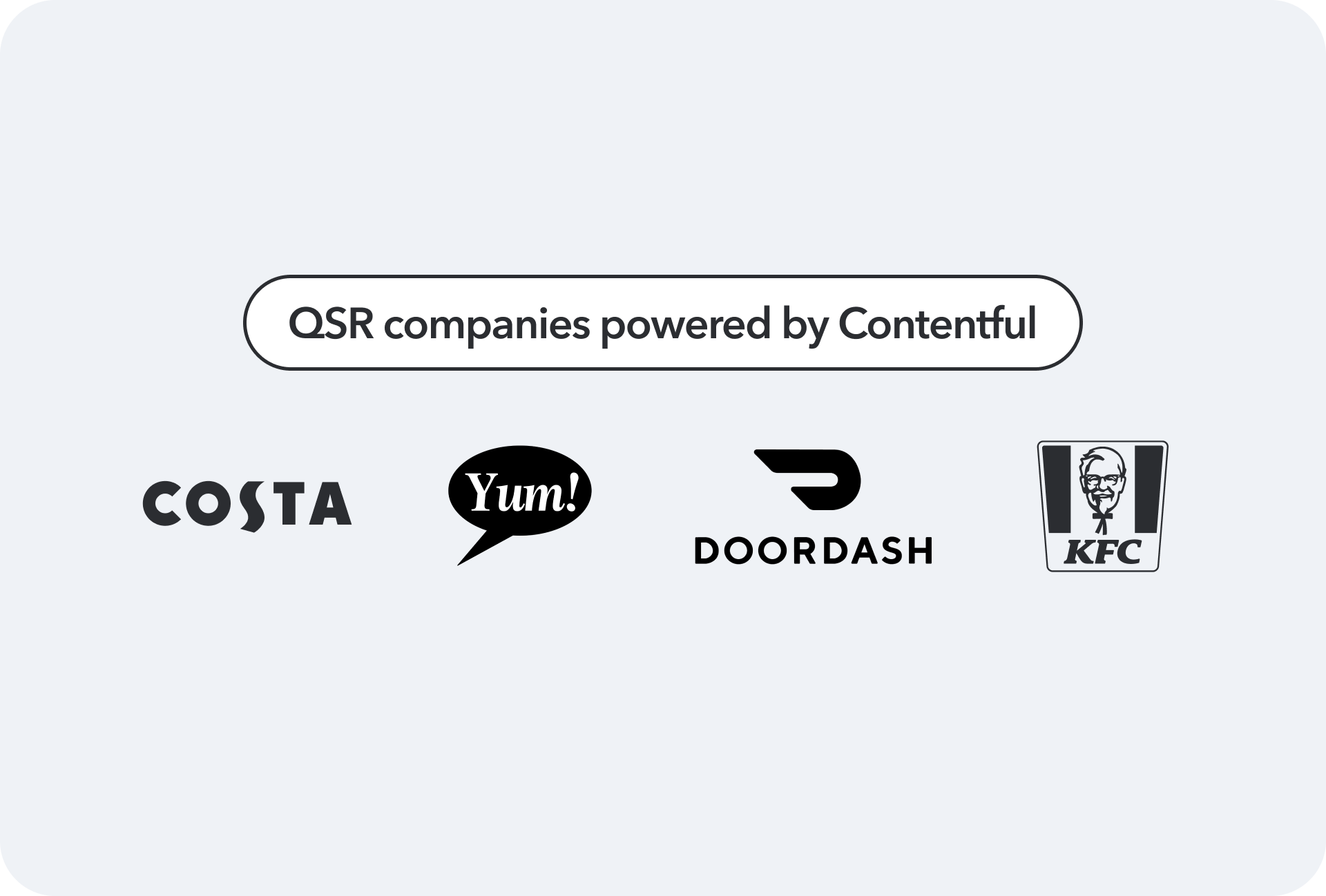 Quick serve qsr company logos