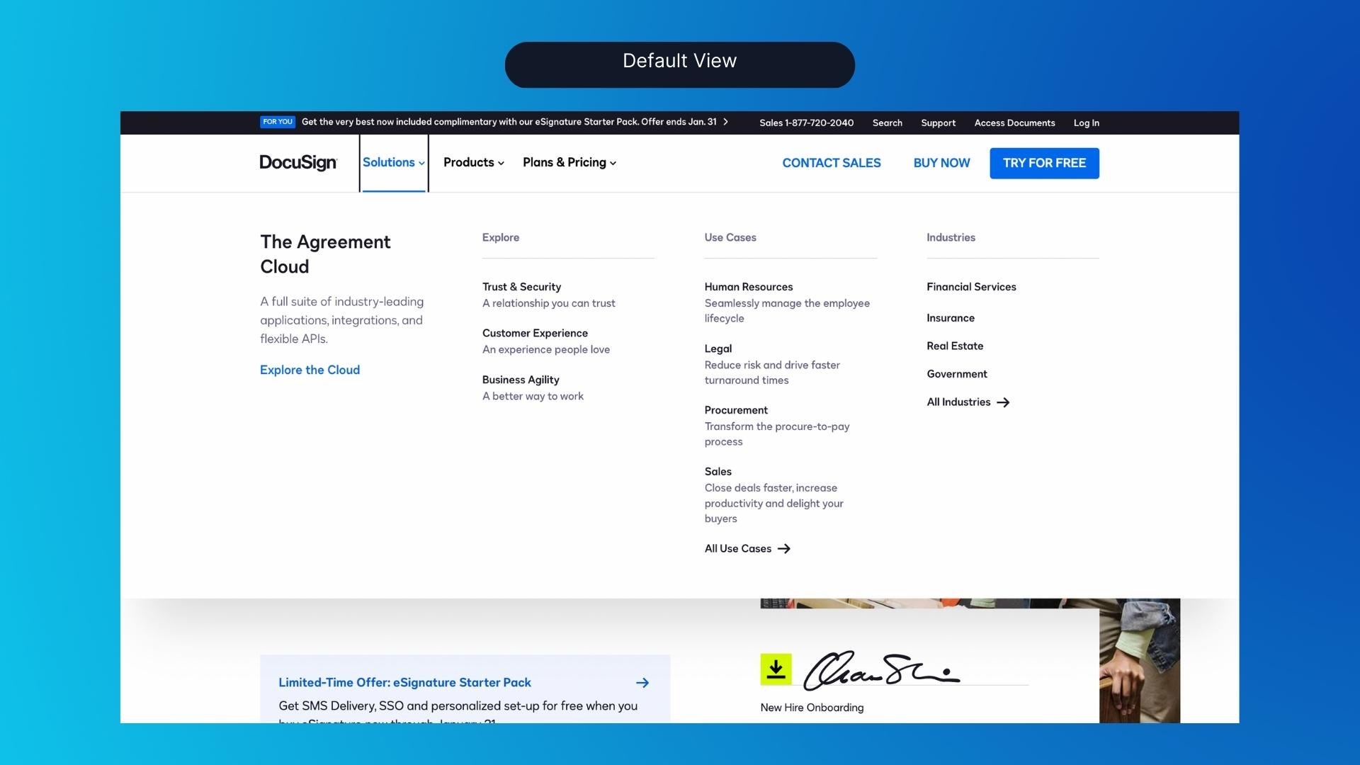 Badge Personalization Example (DocuSign) - Before