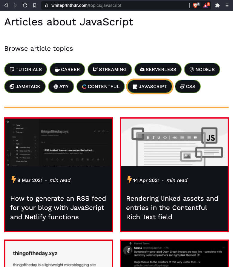 javascript topics