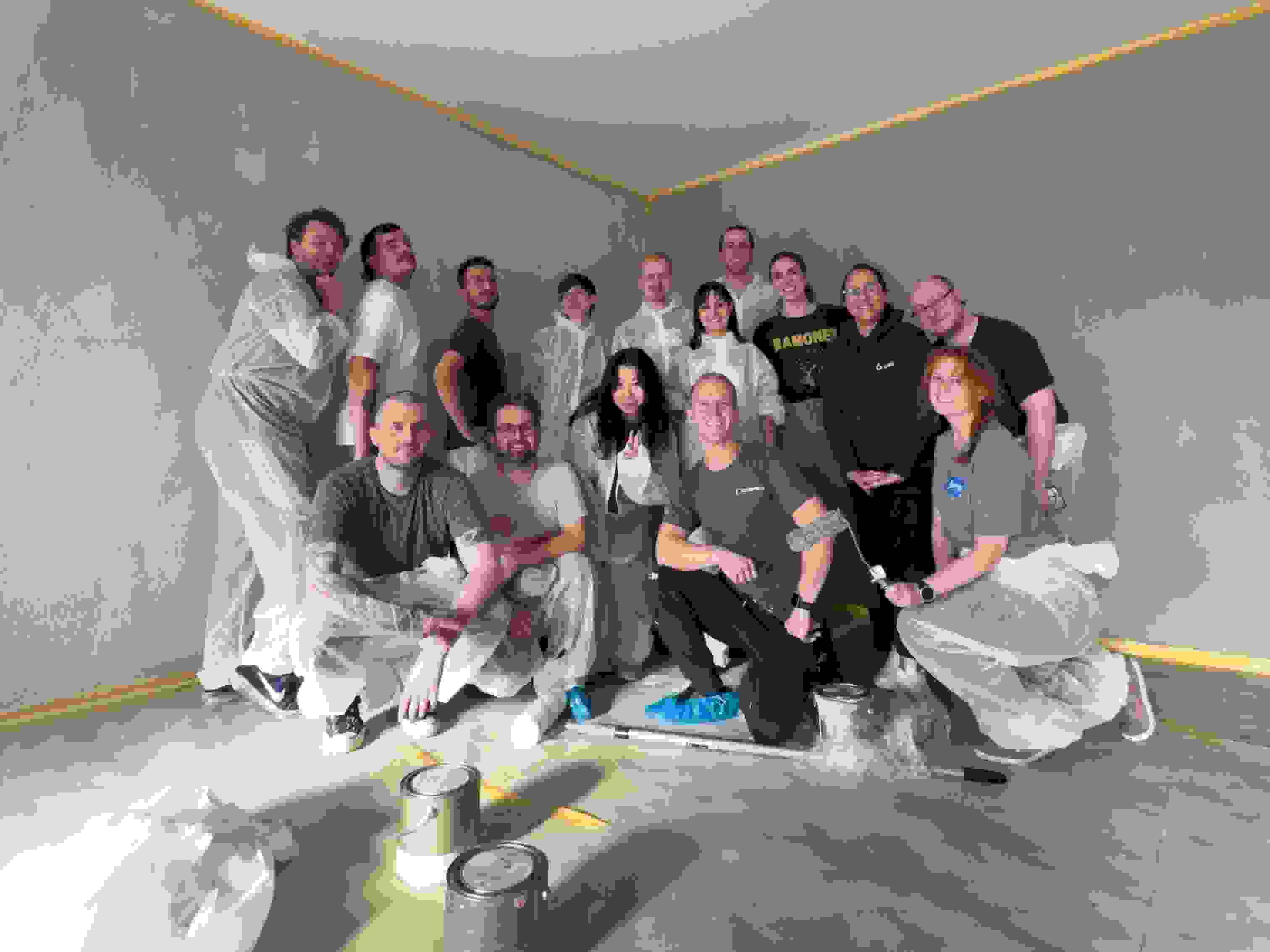 Fifteen Contentful employees showed up to help paint the center and deepen the overall impact we sought to achieve.