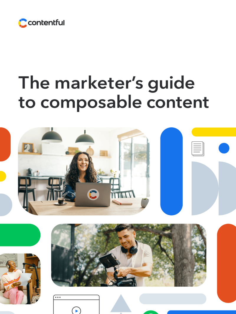 The Marketers Guide to Composable Content cover